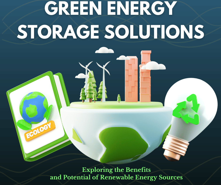 Dark Green Renewable Energy Sources Facebook Post